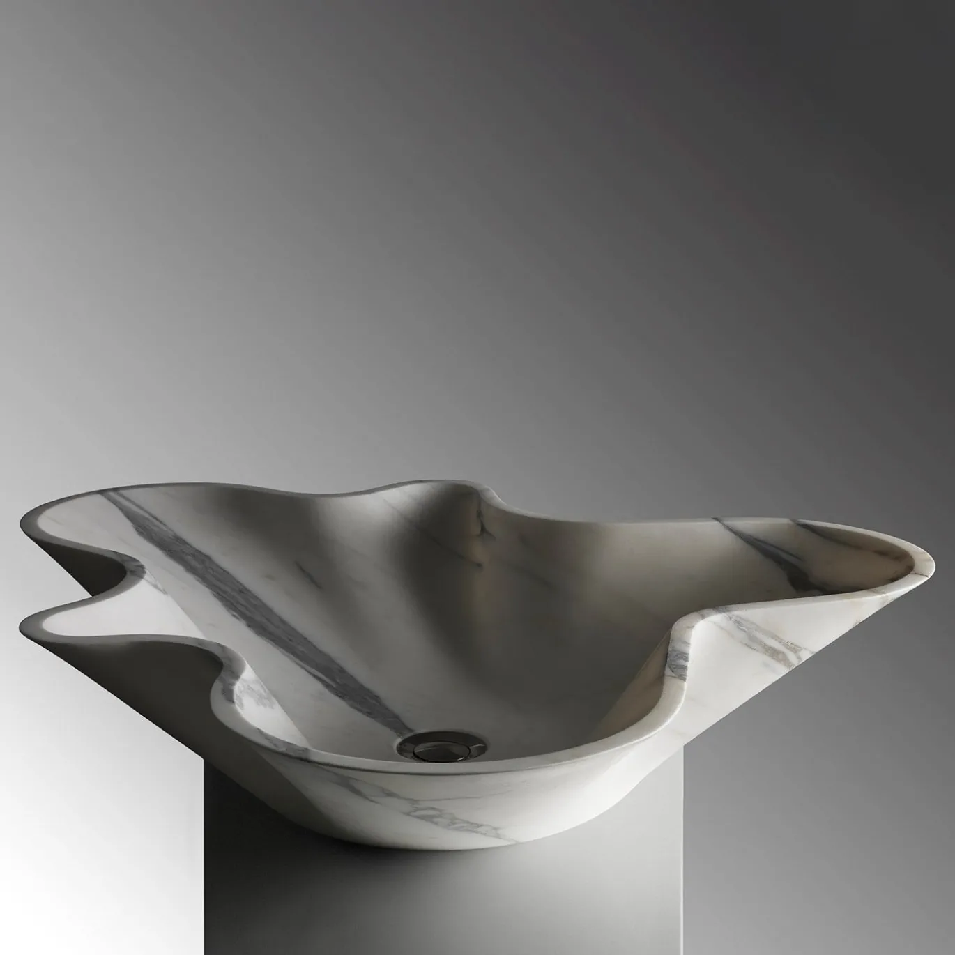 Nabhi Collection Lavabo Bowl N.1 in Calacatta Carrara