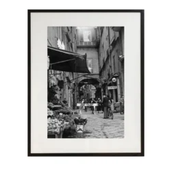Naples Street - Stampa con cornice di Keystone