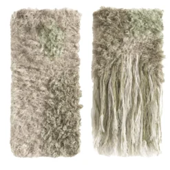 Noloom Surgis 005 Arazzo dittico Menta, muschio, lino, grigio chiaro