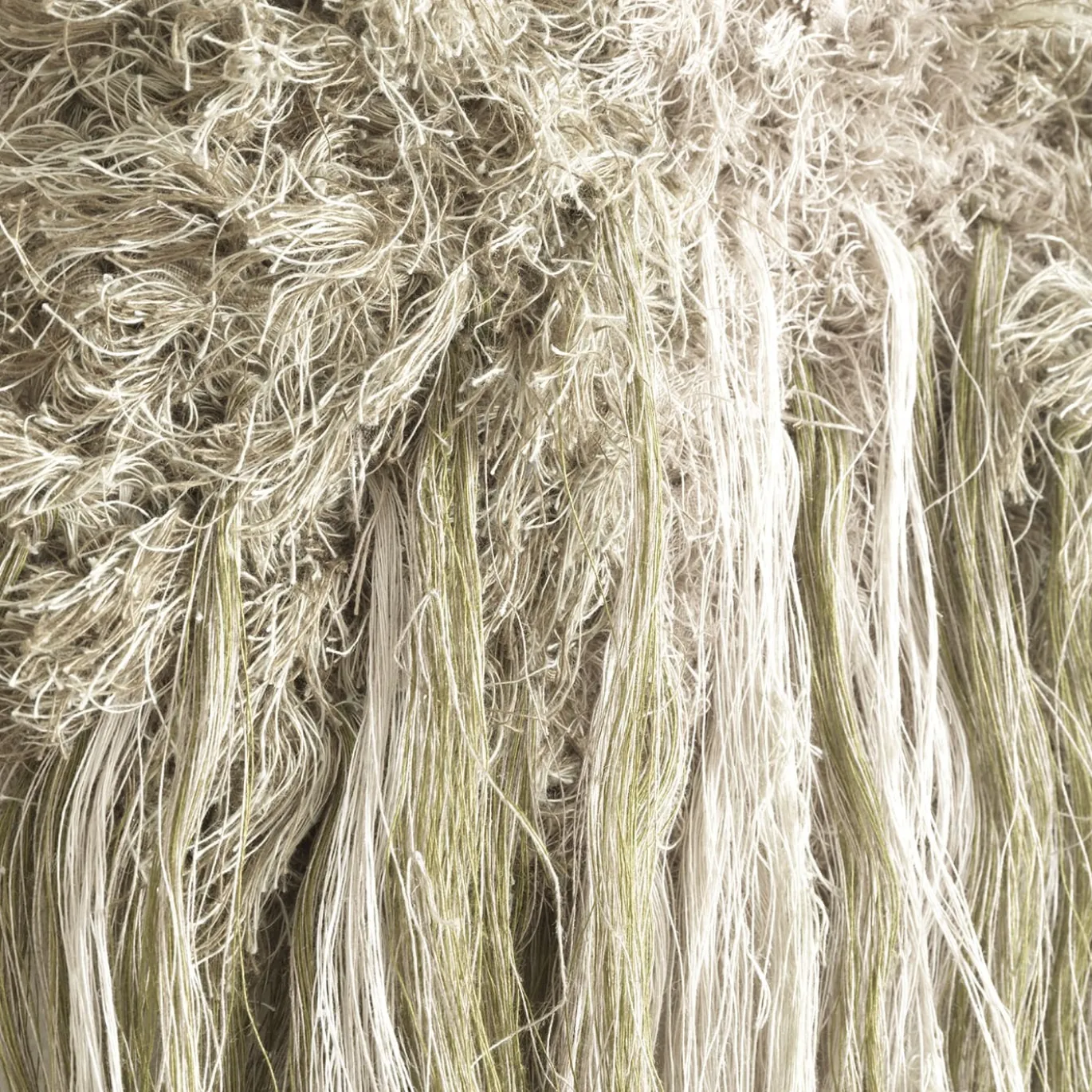 Noloom Surgis 005 Arazzo dittico Menta, muschio, lino, grigio chiaro