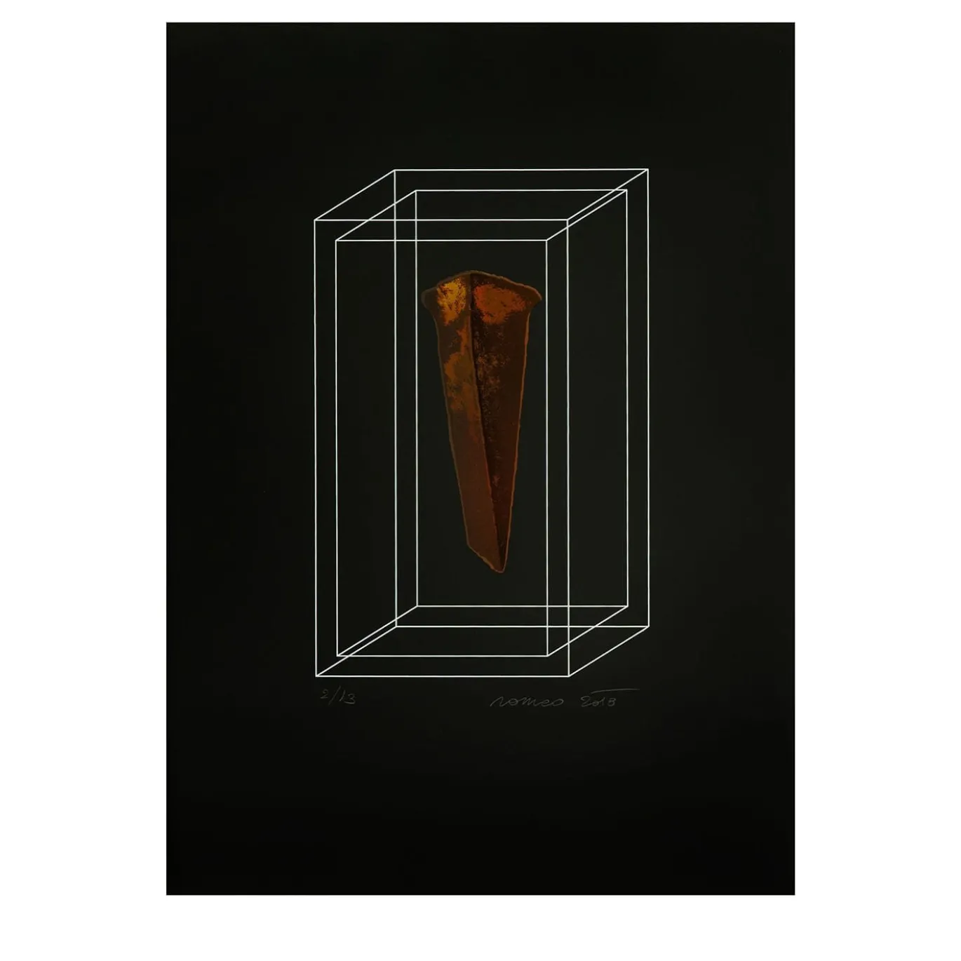 Omaggio a Marco Bernot Serigrafia