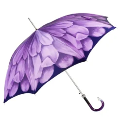Ombrello a forma di dalia viola