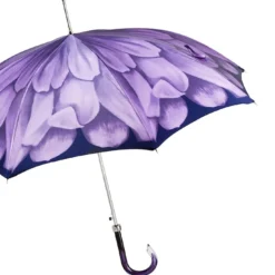 Ombrello a forma di dalia viola
