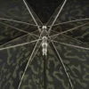 Ombrello camouflage con manico a forma di coccodrillo