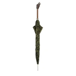 Ombrello camouflage con manico a forma di coccodrillo