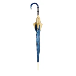 Ombrello Dahlia Blu con Manico in Acetato