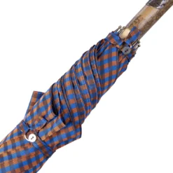 Ombrello Jacquard Blu e Arancione