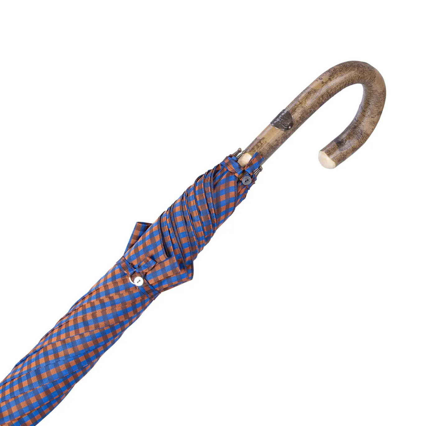 Ombrello Jacquard Blu e Arancione