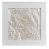 Opera d'arte Second Skin in carta bianco perla