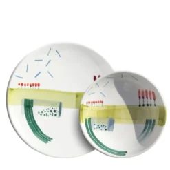 Orizzonti Set di 2 piatti da portata e da zuppa