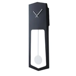 Orologio a pendolo da parete AIKA in acciaio nero