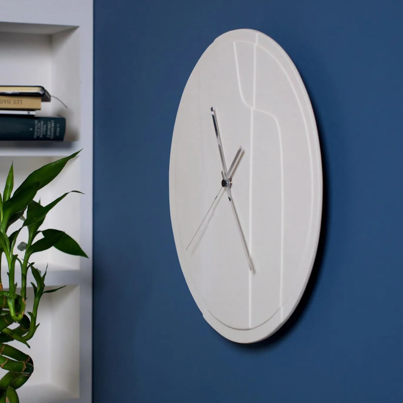 Orologio Aura in Ceramica Bianca