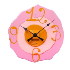 Orologio da Parete Watch Me in Resina Multicolore di Gaetano Pesce