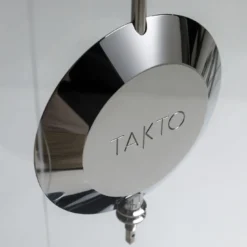 Orologio Takto Adagio 03 in marmo bianco e vetro