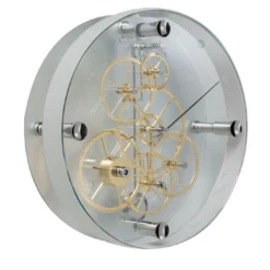 Orologio Takto Presto 02 in Acciaio e Vetro Bianco