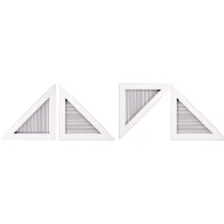 ORU Collection Decorazione murale essenziale a triangolo in bianco e nero