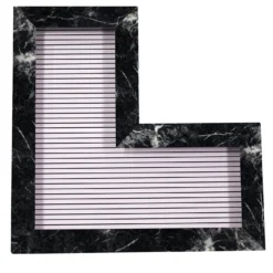 ORU Collection Luxury Grigio Carnico marmo Angolo Decorazione da parete