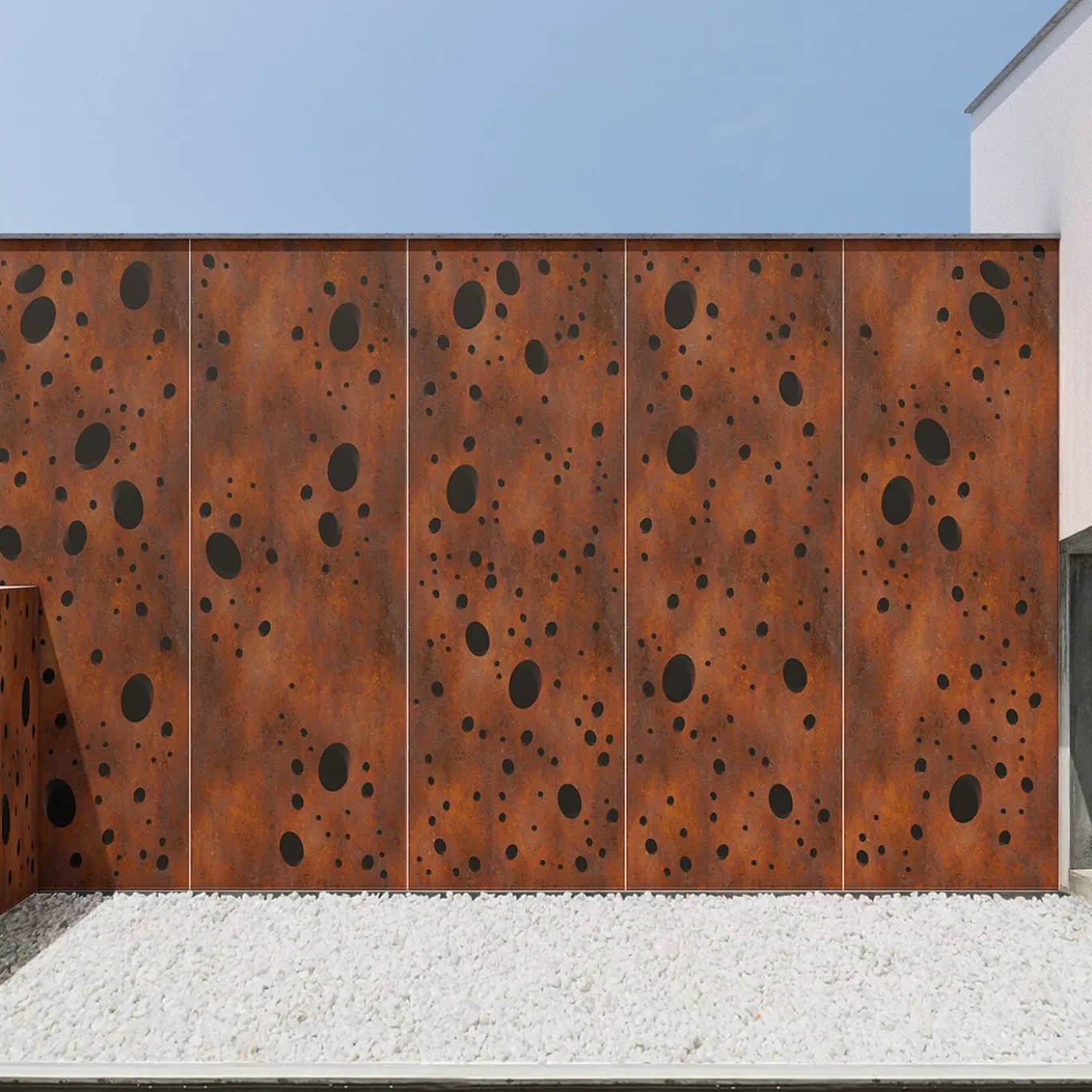 Ossimoro Corten Facade 22 Carta per esterno