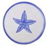 Osteria Set di 6 piatti da portata blu da 28 cm