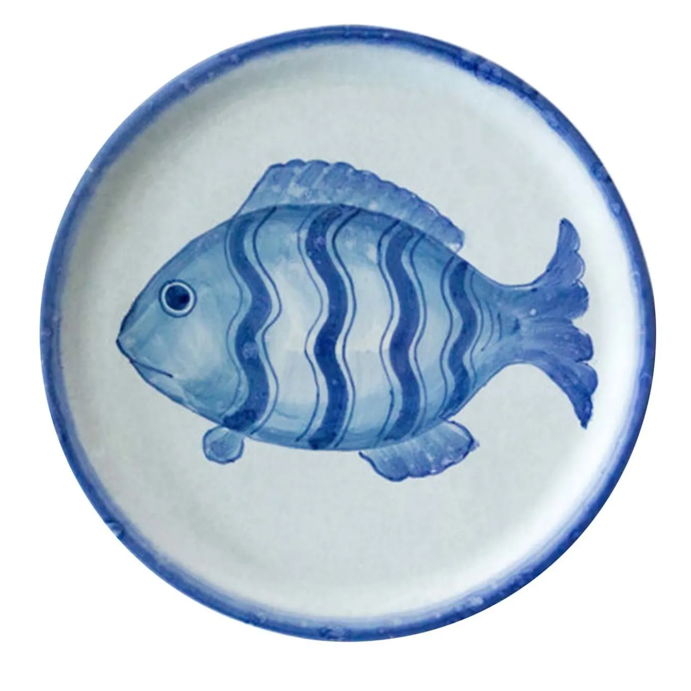 Osteria Set di 6 piatti da portata blu da 28 cm