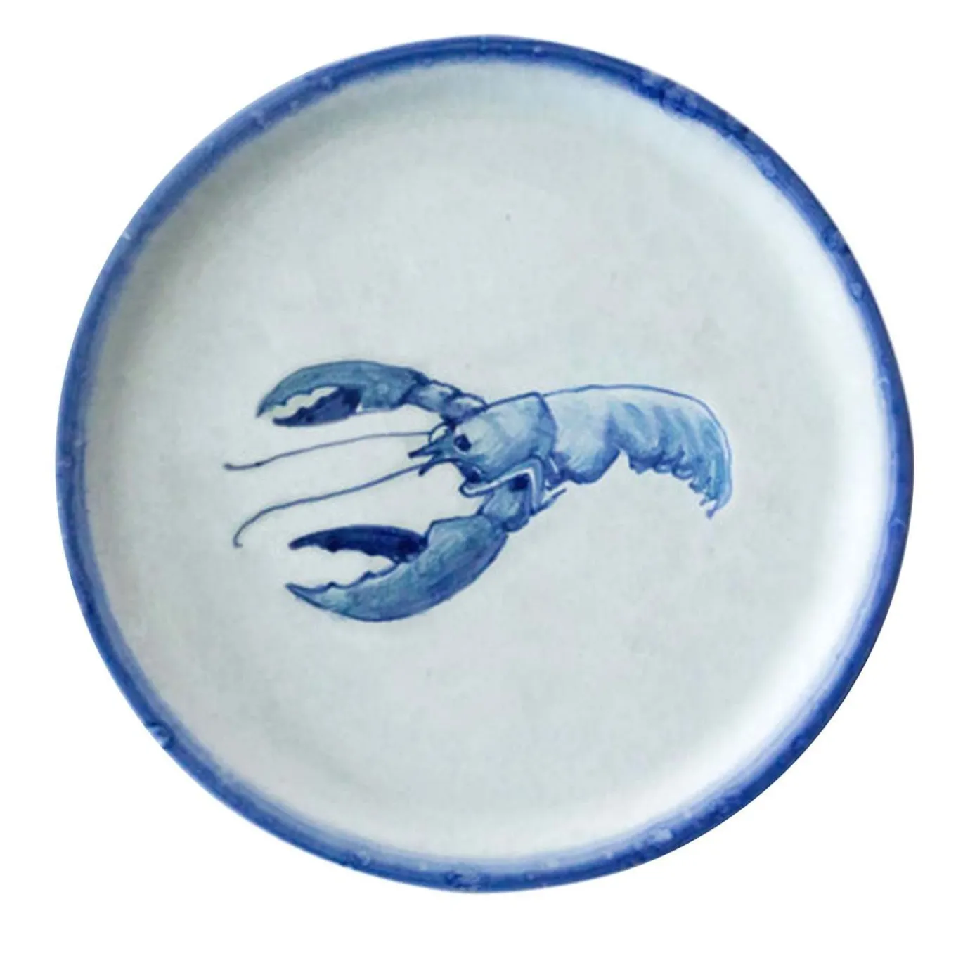 Osteria Set di 6 piatti da portata blu da 28 cm