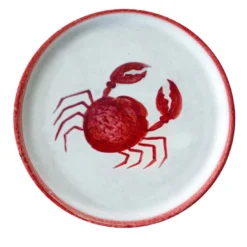 Osteria Set di 6 piatti rossi da 28 cm