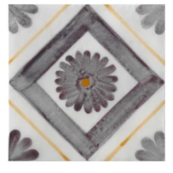 Ot Arzachena Plum Set di 24 piastrelle quadrate