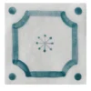 Ot Budoni Mint Set di 24 piastrelle quadrate