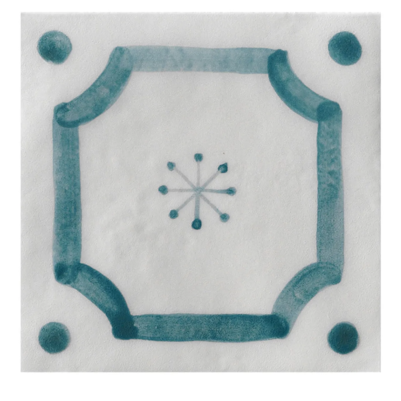 Ot Budoni Mint Set di 24 piastrelle quadrate