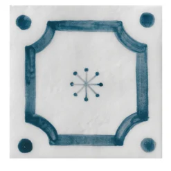 Ot Budoni Oceano Set di 24 piastrelle quadrate