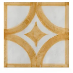 Ot Puntaldia Mustard Set di 24 piastrelle quadrate
