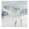Ouka Ski Lesson Pittura acrilica su tela