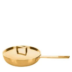 Padella Attiva Gold 26 cm con manico e coperchio