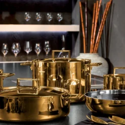 Padella Attiva Gold 24cm con 2 manici e coperchio