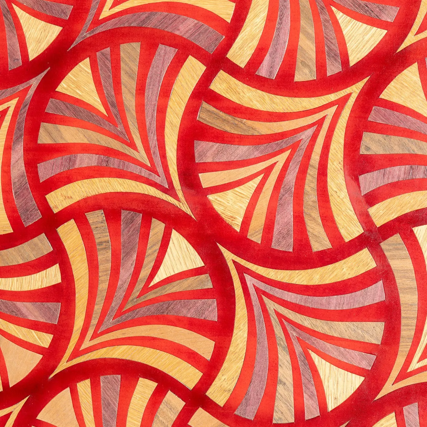 Pannello Decorativo Dynasty Flutter in Pelle Rossa