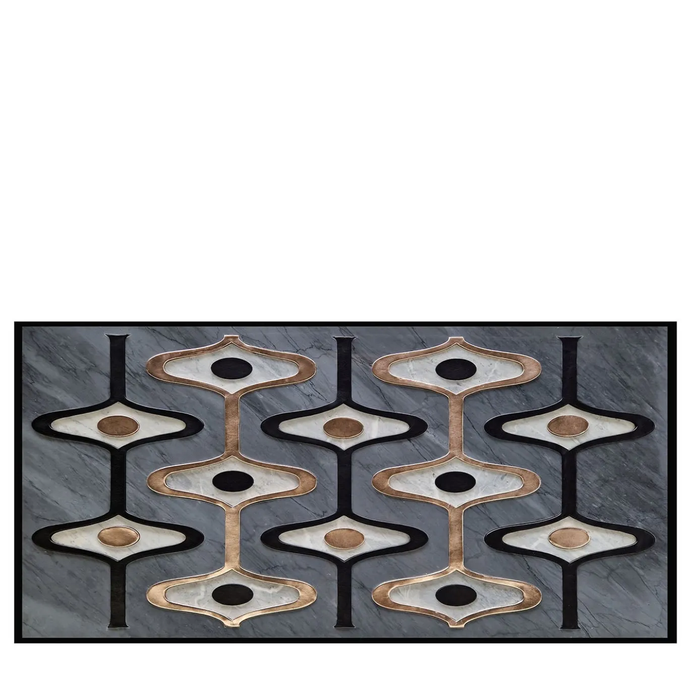 Pannello Decorativo Fancy Mirage in Pelle e Marmo
