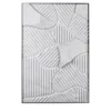 Pannello decorativo in marmo Carrara bianco Terre Arate