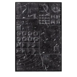 Pannello decorativo in marmo Marquinia nero Tracce