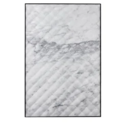 Pannello decorativo in marmo Carrara bianco Matelassè