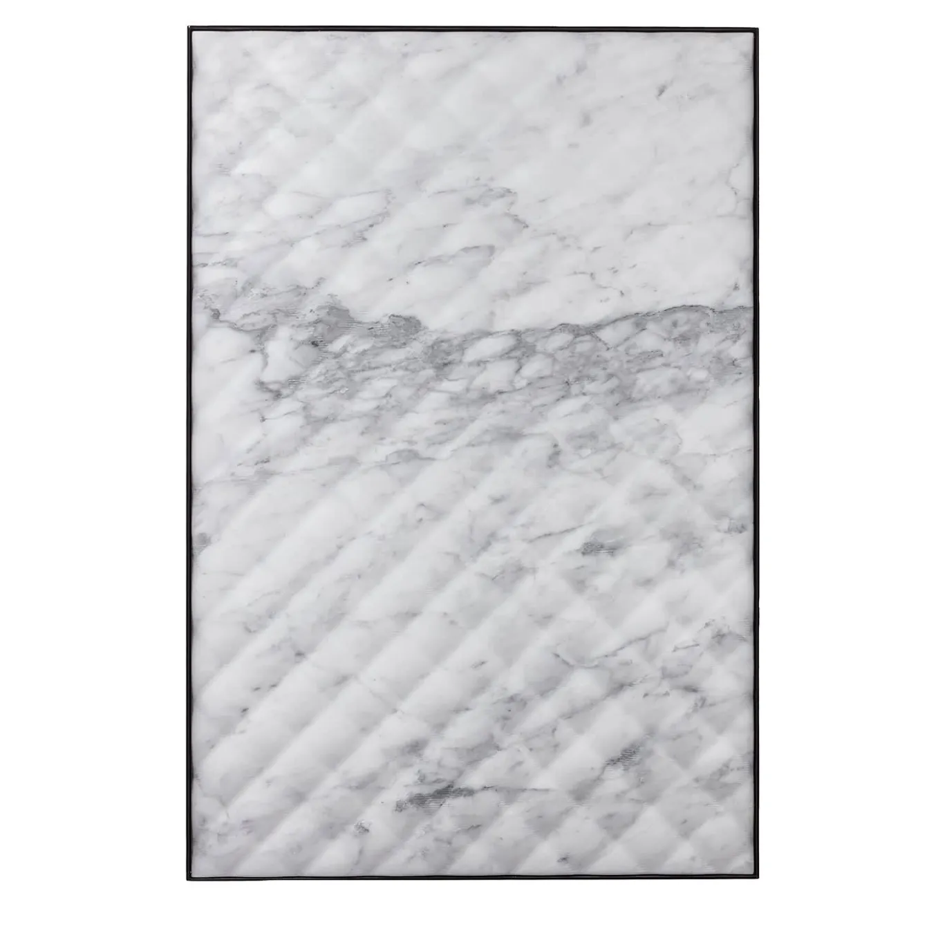 Pannello decorativo in marmo Carrara bianco Matelassè