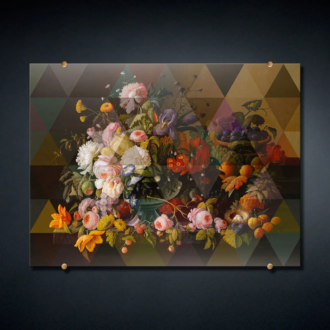 Pannello decorativo in vetro Fancy Bouquet #3