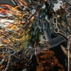 Pannello Decorativo Rettangolare Wild Horse con Cristalli