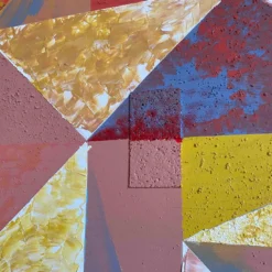 Pannello decorativo Triangolazioni Quattro di Mascia Meccani