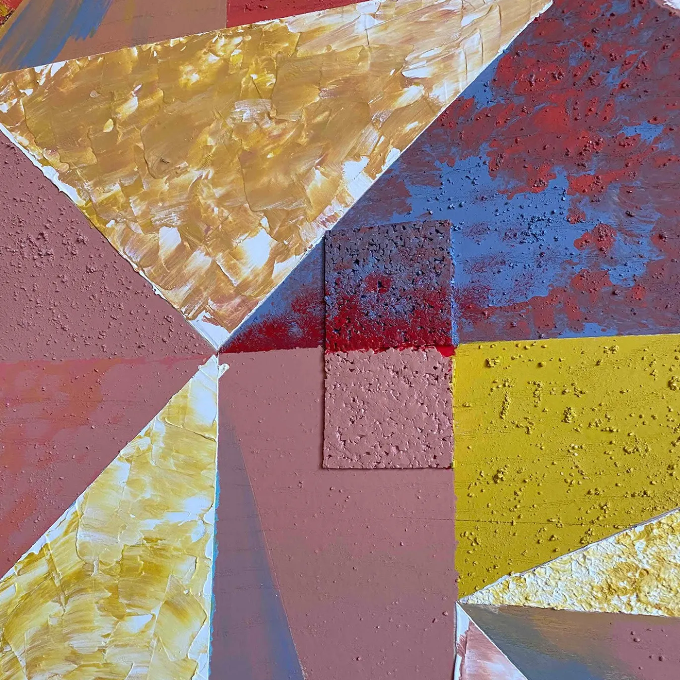 Pannello decorativo Triangolazioni Quattro di Mascia Meccani