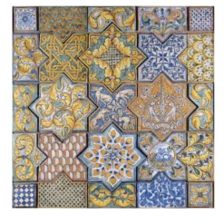 Pannello di piastrelle Seria A 25 pezzi