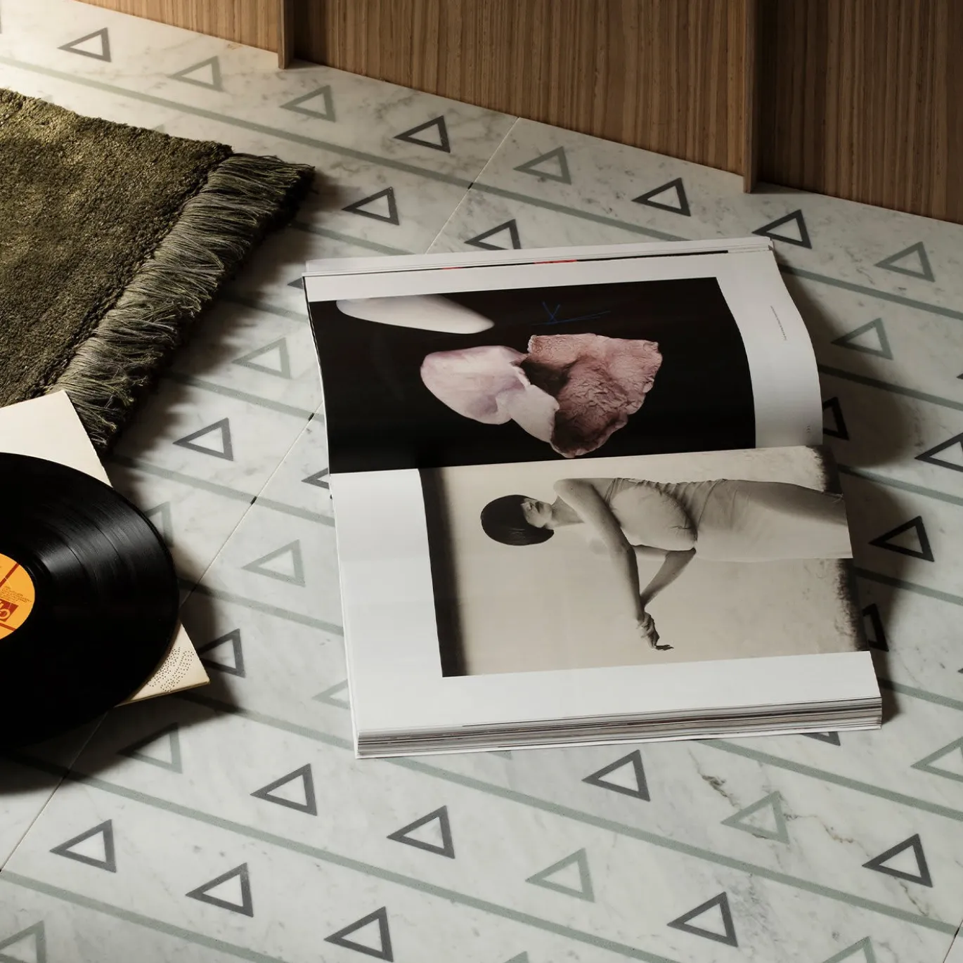 Pannello in marmo Standard Geometries Triangles di David/Nicolas