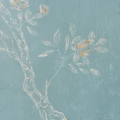 Pannello Parma Bamboo Azzurro e Bianco con motivo Chinoiserie