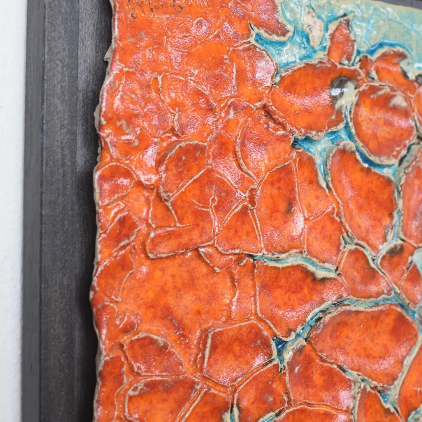 Penetrazioni 1 Pannello in ceramica di ispirazione vulcanica