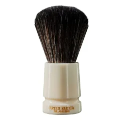 Pennello da barba sintetico in resina avorio