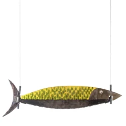Pesce Sega Scultura gialla